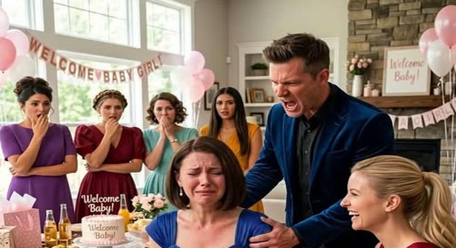 When someone at the baby shower asked when we would start a family, my husband answered with a cruel joke that made the room laugh and left me standing there in silence. I walked out after he grabbed my arm and told me not to make a scene. One week later, his message appeared: “Please talk to me..”
