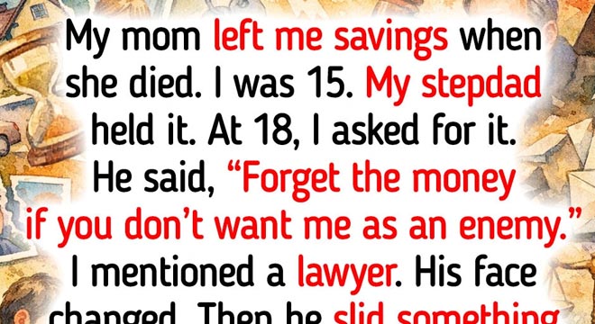 My Stepdad Managed My Mom’s Savings After She Died — At 18 I Finally Asked for Every Penny