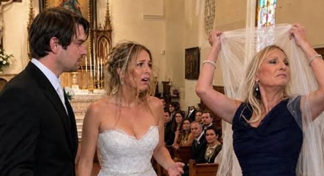 During My Wedding Vows, My Stepmom Removed My Veil, Placed It on Her Own Head, and Said, ‘This Was Supposed to Be Mine Anyway’ – What My Father Did Next Made Everyone Gasp