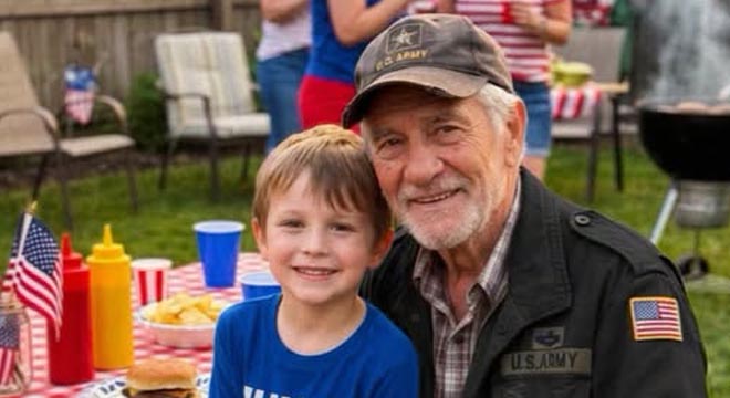 My Husband Invited a Homeless Veteran to Our 4th of July Barbecue – The Next Morning, 2 Men in Suits Knocked on Our Door Asking One Question That Made My Heart Stop