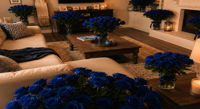 I Received 40 Blue Roses Every Day While My Husband Was Away on Business – The Number Made Me Call the Police
