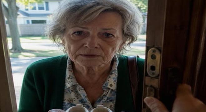 An Old Woman Claiming to Be My Estranged Son’s Mother-in-Law Was Holding Baby Shoes at My Door – What She Said Next Left Me Speechless