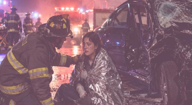 After our car accident, I was still trapped inside