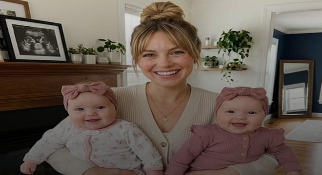 My husband said, “You wanted to be a mother, so act like one,” then left me alone with our six-month-old twins while he went on vacation — when he came back, he stopped dead in the doorway.