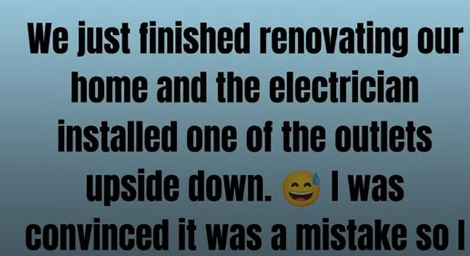 Why Some Wall Outlets Are Installed Upside Down